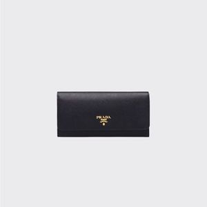 *brand new* Large PRADA Saffiano Leather Wallet - black